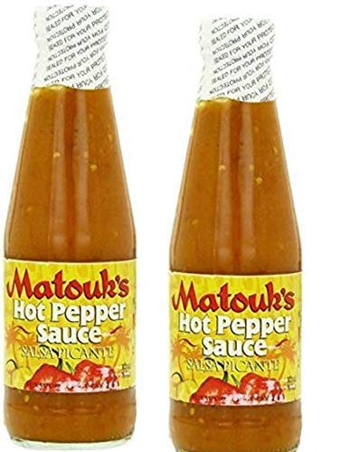 Matouks Hot Pepper Sauce 10 oz (2 Btls)...