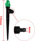 30PCS Drip Irrigation Misting Drippers with Lock Barbed for 1/4" Irrigation Tubing Leak-proof Adjustable Drip Irrigation Spray Emitters 6" Sturdy ...