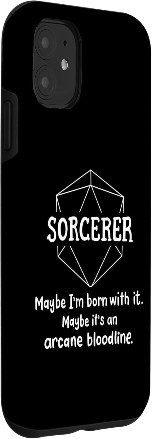 iPhone 11 Sorcerer Funny Character Joke Roleplaying Games RPG Gamer Case...