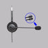 DailyHeadset 2.5 mm Jack Phone Headset On Ear Headphones Hands Free for Cordless Landline Telephones...