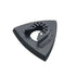 2pcs Black Triangular Hook & Loop Oscillating Multitool Sanding Pads Quick Release Oscillating Tool for Power Tool Fore Machine Tools...