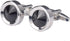 Mens classic cufflinks business wedding shirts gifts (Black crystal)...