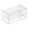 18 Holes Acrylic Test Tube Holder Clear Test Tube Rack Tube Vial Holder Rack Make up Brushes Drying Rack Test Tube Display Stand for 10ml 15ml Tes...