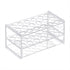 18 Holes Acrylic Test Tube Holder Clear Test Tube Rack Tube Vial Holder Rack Make up Brushes Drying Rack Test Tube Display Stand for 10ml 15ml Tes...