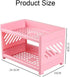 2 Tier Plastic Countertop Shelf Organizer Storage Rack, Multifunction Pantry Storage Organizer Kitchen Spice Rack Bathroom Shelf Organizer Tableto...