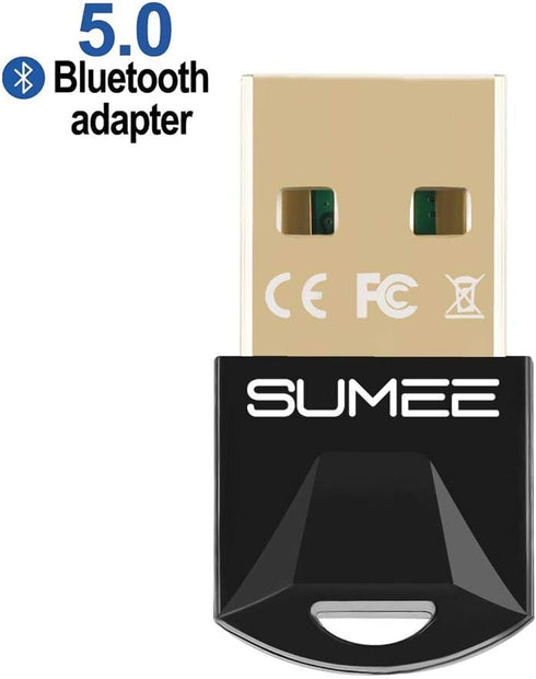 USB Bluetooth 5.0 Adapter Dongle,Wireless Bluetooth Transmitter Receiver for PC Laptop Computer Desktop Stereo Music Skype Call Keyboard Mouse Sup...