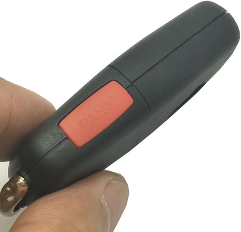Replacement Key Fob Shell Case fit for VW Volkswagen Jetta Passat Golf Beetle Rabbit GTI CC EOS 4 Buttons Keyless Entry Remote Key Housing with Un...