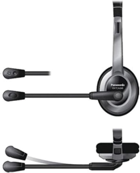 Panasonic Comfort Fit Headset for TCA Series Cordless Landline Phones, Foldable Headset with Flexible Noise-Cancelling Microphone and Volume Contr...