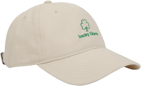 Lucky Charm 4-Leaf Clover Baseball Hat for St. Patrick's Day...