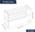 OLYCRAFT 1.8x5.5x3.5 Inch Clear Acrylic Test Tube Rack 12 Sockets Test Tube Display Stands Acrylic Centrifuge Tube Rack Transparent Test Tube Hold...