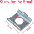 8 Pack Training Wheels Vertical Bracket for Children's Bicycle Stabiliser Support Bar Rod Locating Mount Plate Gasket 23mm+25mm Universal for Kids...