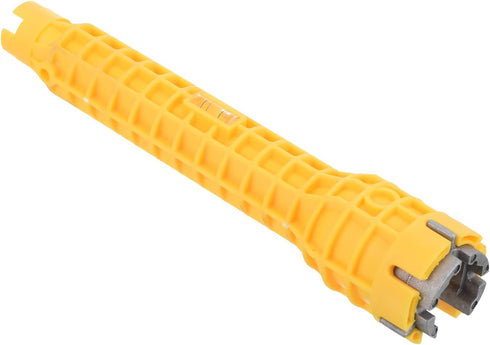 PATIKIL Faucet and Sink Installer, 5 in 1 Multi-purpose Wrench Plumbing Tool for Toilet Bowl Bathroom Basin, Yellow...