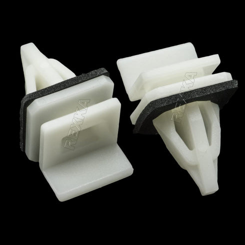 Rexka 20pcs Rocker Panel Moulding Clip for Honda Acura 91513-SM4-000 Accord, Civic, Civic Del Sol, Cr-v, Element, Odyssey, Pilot, Prelude, CL, Int...