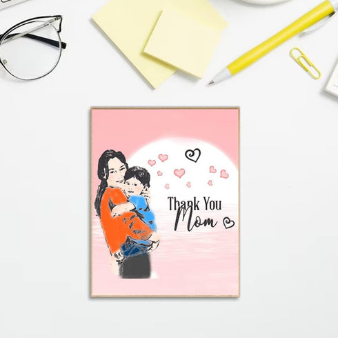 Mother's Day Clear Stamps for Card Making Mom's Day Clear Stamp Blessing Words with Sentiments Transparent Silicone Stamps for DIY Scrapbooking Su...