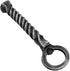 Hand Forged Railroad Spike Beer Bottle Opener Wrought Iron Handmade Metal Twisted Handle Bottle Opener Black Antique Finish Heavy Duty Bottle Open...