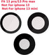 3 Pcs Back Camera Lens Glass Replacement for iPhone 13 Pro 6.1 Inch / 13 Pro Max 6.7 Inch, Original Rear Lens Glass Replacement with Adhesive Prei...