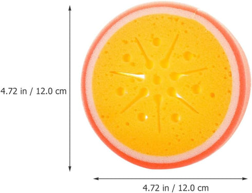 12pcs Cleaning Sponge Cute Fruit-Shape Kitchen Sponge Washing Sponge Dish Cleaning Sponge Scrubber(4.72X4.72X1.38in)...