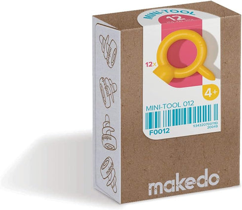 Makedo Mini-Tool 012 | STEM and STEAM Educational Toys for Kids | Upcycled Cardboard Construction Projects | at Home Play and Classroom Learning |...