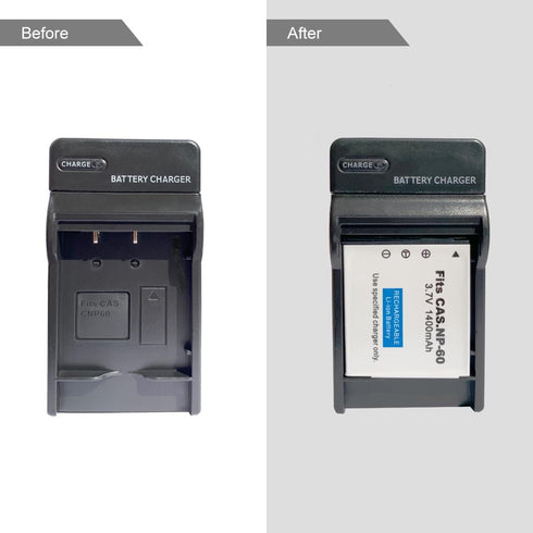 NP-60 NP60 BC-60 BC-60L Battery Charger for Casio Exilim EX-Z9, EX-FS10, EX-S10, EX-S12, EX-Z20, EX-Z21, EX-Z25, EX-Z29, EX-Z80, EX-Z80A, EX-Z85, ...