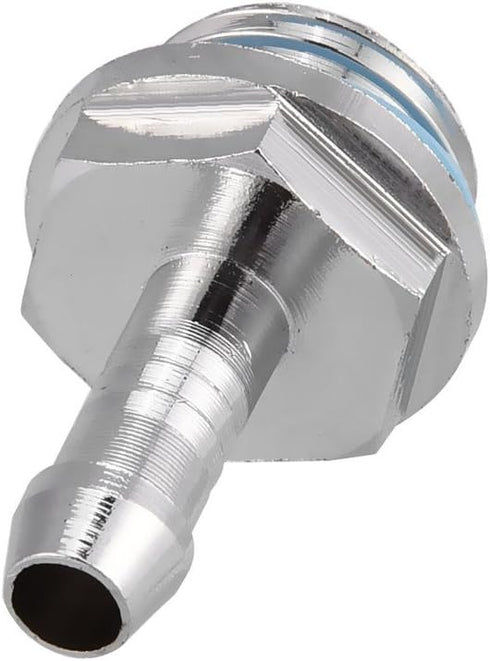 Wendry PC Water Cooling Barb Fitting, Two-Touch Fitting G1/4 Thread Barb Connector for Computer Cooling System(Pack of 6)(6mm)...