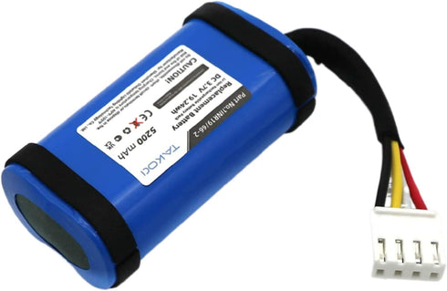 jblFLip 5 Battery Replacement for jblFLIP5WHTAM Link Portable,fits Part no JBL ID1060-B,1INR19/66-2, ID1060-A,33LIR200120(5200mAh)...