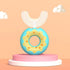 ?Upgraded Version 4 Packs Kids Toothbrush,Food Grade Silicone Head of Toddler Toothbrush,Lovely 360 U Shaped Toothbrush Kids for Ages 2-8...