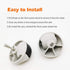 2-Pack Replacement Parts Front Wheel/Caster for Roborock S4 S5 S6 S7 E4 E20 E25 E35 Vacuum...