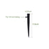 60 Piece of Drip Irrigation Emitters and Parts or Professional Irrigation Drippers and Drip Emitters or Sprinkler System Parts and Heads for 1/4 i...