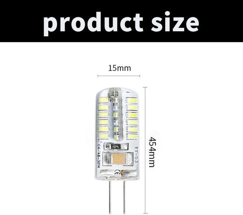 5pcs G4 LED Bulb12V 4W AC/DC Landscape Light Bulbs Bi-Pin Base Light Bulbs Led Landscape Light Bulbs G4 Bulb LED Lighting Equiavlent to 20W-30W T3...