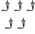 EXCEART 5pcs Dollhouse Miniature Wall Lamp Vintage Miniature LED Wall Light Lamp Doll House Model (Size A)...