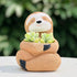 Sloth Planter Pots Smiley Face Planter Hanging Resin Flower Head Planters for Indoor and Outdoor Plants,Succulent Pots for String of Pearls Plant ...