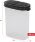 SIGNORA WARE Spice Jars with Lids - 8 oz Refillable Empty Airtight Spice/Seasoning Containers Set -2 in 1 Pour/Sift Shaker Lids Clear Plastic Spic...