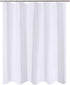 N&Y HOME RV Shower Curtain or Liner Fabric 60 x 64 inches, Perfect for Camping Travel Trailer, White Bathroom Curtains with Grommets, 60x64...