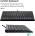 CUQI Mini Keyboard, Small Wired Keyboard 82 Scissor Keys, USB interface Compact Keyboard for Android, Windows PC, Laptop, Raspberry Pi, Windows 10...