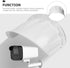 HOMSFOU Universal Camera Shelter Backup Camera Rain Shield Outdoor Security Camera Cover Security Camera Housing Enclosure Sun Camera Mounting Pro...