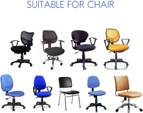 Fdit 2 Pcs Chair Slipcover, Universal Computer Office Chair Backrest Cover Protective Stretchable Rotating Drafting Chair Slipcover (Blue)...