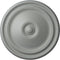 Ekena Millwork CM12RE Reece Ceiling Medallion, 12"OD x 1 3/4"P (Fits Canopies up to 2 3/8"), Factory Primed...