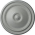 Ekena Millwork CM12RE Reece Ceiling Medallion, 12"OD x 1 3/4"P (Fits Canopies up to 2 3/8"), Factory Primed...