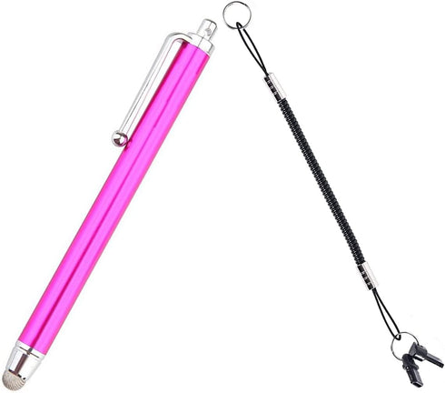 TianCi Stylus Tether 10 Pack of Detachable Elastic Coil Lanyards/Tether Strings with 3.5mm Earphone Jack for Stylus Touch Pens Black...