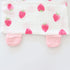 Bunny Security Blanket for Boys and Girls,Cotton Soft Breathable Muslin Soothing Towel Appeasing Toy for Infant,Newborn Gift,2 Pcs Set (Strawberry...
