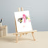 11" Small Tabletop Display Stand A-Frame Artist Easel, Beechwood Tripod, Painting Party Easel for Students Classroom Table...
