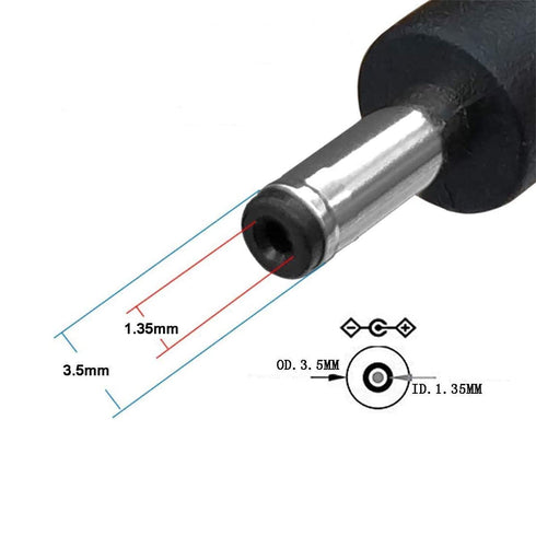 USB to DC 3.5mm Cable, 1m/3.3ft 5V DC Power Cord USB Male to DC 3.5mm x 1.35mm Male Barrel Jack Plug Adapter Connector Charging Cable...