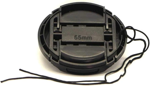 D3500 Lens Cap & UV Filter Digital Multi-Coated Slim Frame Glass for Nikon D3500 D3400 D5600 w/AF-P 18-55mm Lens, for Sony DSC-HX400 HX300...
