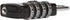 5 Pack TSA Luggage Locks with 4 Digit Combination – Heavy Duty Set Your Own Padlocks for Travel, Baggage, Suitcases & Backpacks - Black...