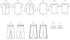 Butterick Babies, T-Shirt, Pants and Hat Sewing Pattern Kit, Design Code B6949, Sizes XS-S-M-L, Multicolor...