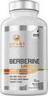 Smart Nutra Labs Premium Berberine HCL 1200mg- 180 Vegan Capsules, 100% Pure Berberine Supplement- Non-GMO, Gluten Free...