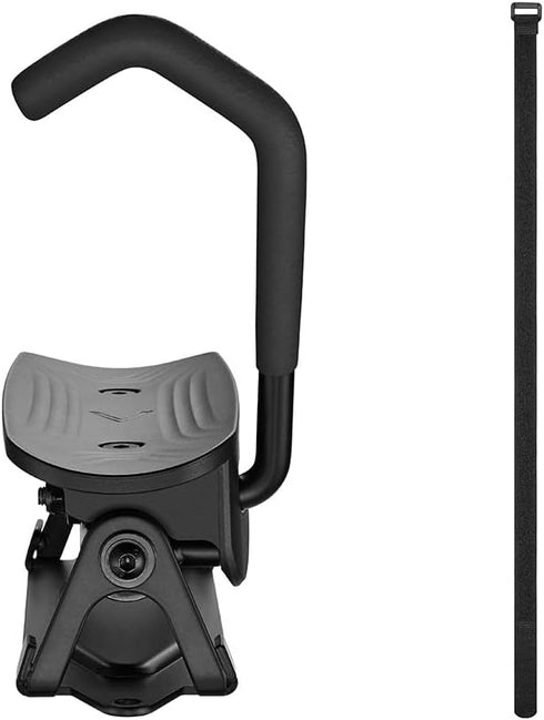 Monoprice On-Wall Rotating Vertical Bike Rack with Wall Mounted Rear Tire Stop Tray, 66 lbs Capacity, Bike Storage, Bike Hangers, for Road, Hybrid...