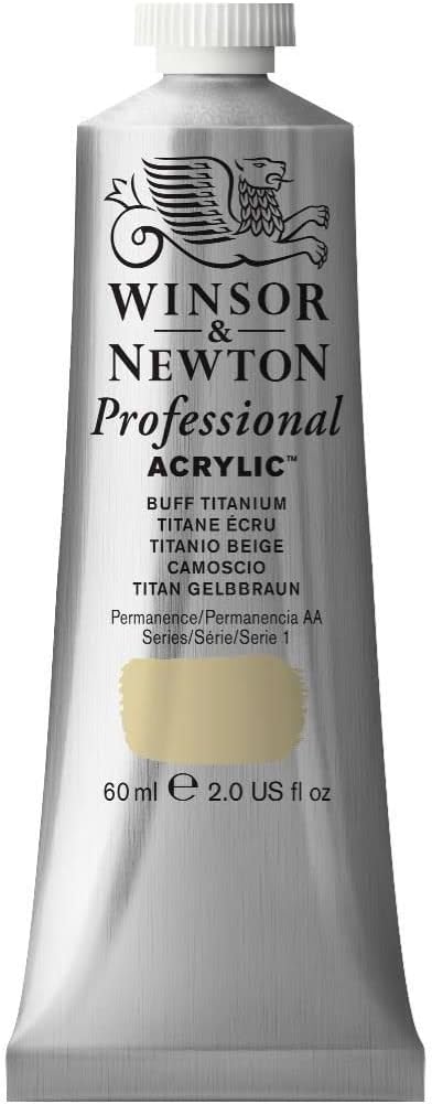 Winsor & Newton Professional Acrylic Paint, 60ml (2-oz) Tube, Buff Titanium...