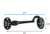 Renovators Supply Manufacturing Door Latch Lock 4.5 in. Black Wrought Iron Swivel Style Hook and Eye Latch for Door with Mounting Hardware...
