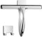 NETANY Shower Squeegee, 10-Inch Silver Squeegee, All-Purpose Stainless Steel Squeegee for Bathroom, Shower Doors, Mirrors, Tiles and Car Windows -...